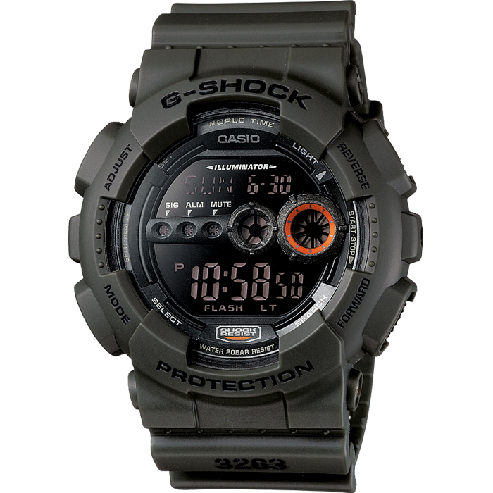 Мужские часы CASIO G-SHOCK GD-100MS-3E