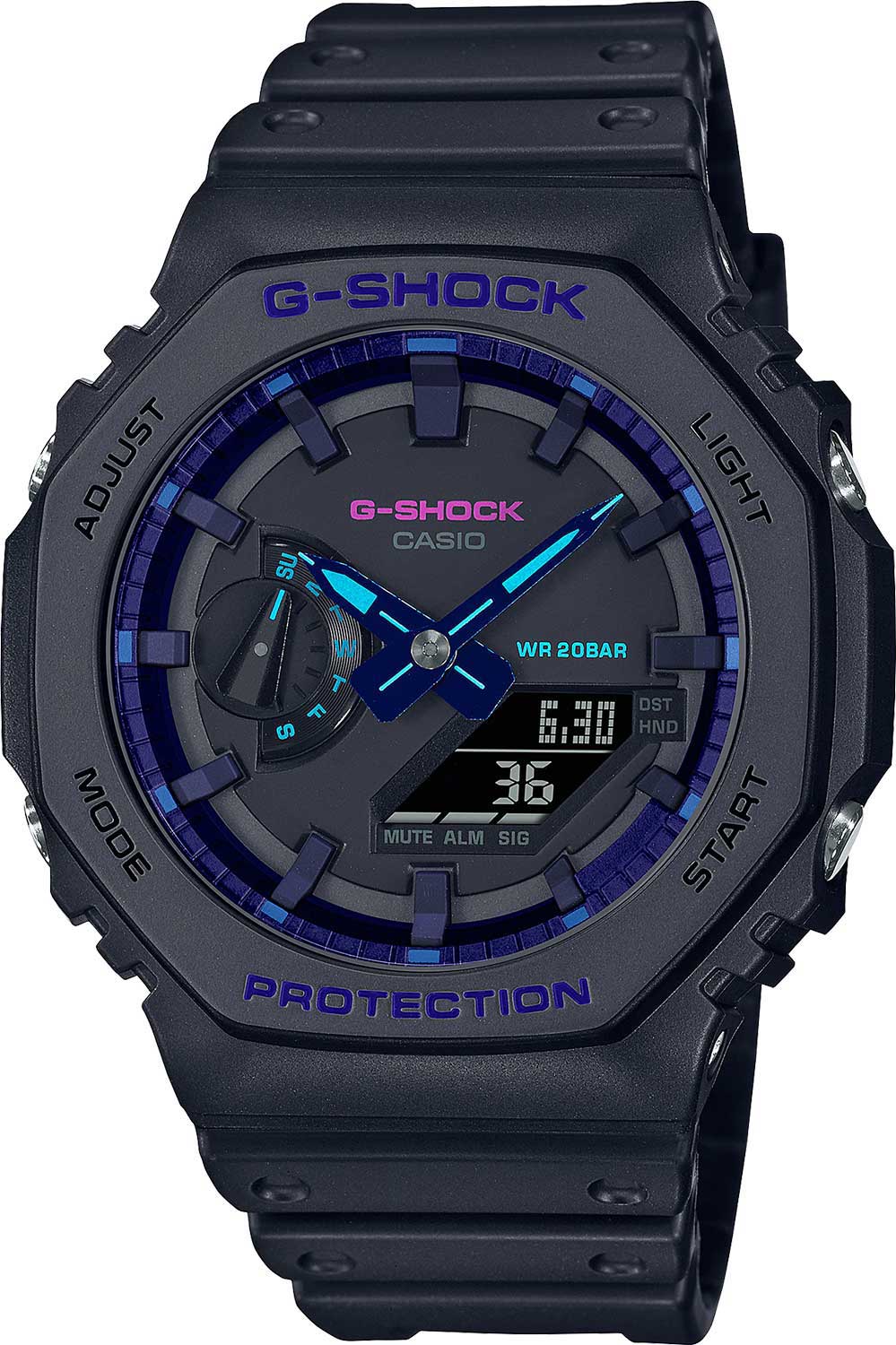 Мужские часы CASIO G-SHOCK GA-2100VB-1A